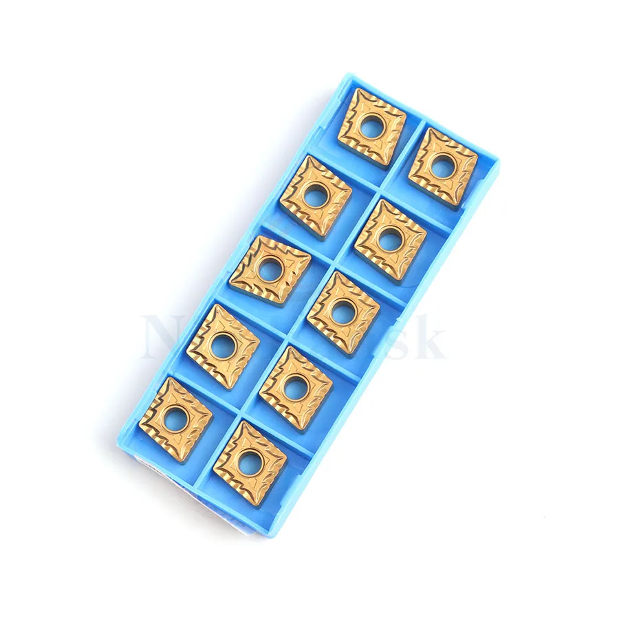 10PCS high quality genuine CNMG120404-CQ LF9018 CNMG120408-CQ LF9018 external turning tool carbide insert CNC lathe turning tool