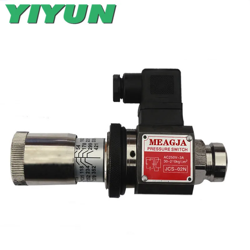 

YIYUN Hydraulic oil pressure switch pressure relay JCS-02H JCS-02N JCS-02NL JCS-02NLL JCS-02S JCS Series