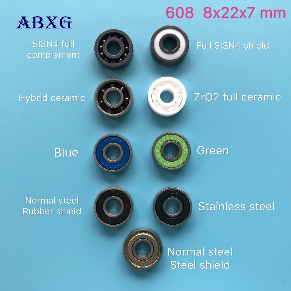 608ZZ 608Z 608 2RS 608RS ceramic bearing 608-ZZ 608-Z 608 80018 bearing 8x22x7mm 8x22x7 8*22*7 22x8x7 mm