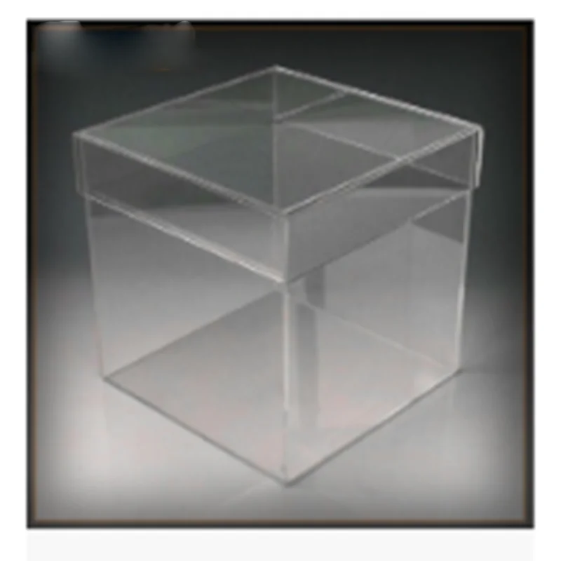 

2021 Modern Transparent Acrylic Card Box Innovation Card Box For Wedding Decor.