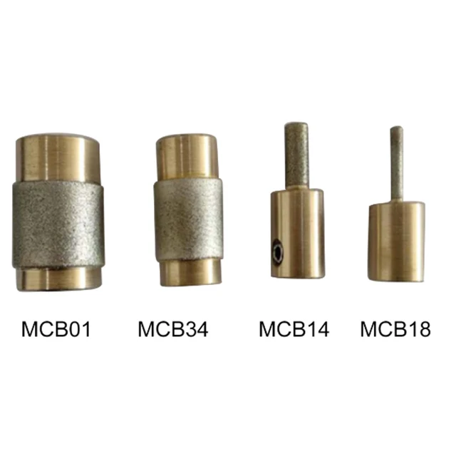 1'' 1/4'' 3/4" 1/8'' MCB01 MCB34 MCB18 MGB14 Rdzeń mosiężny Standardowy szlifierka do witraży z ziarnem Głowica bitowa do kamienia szklanego