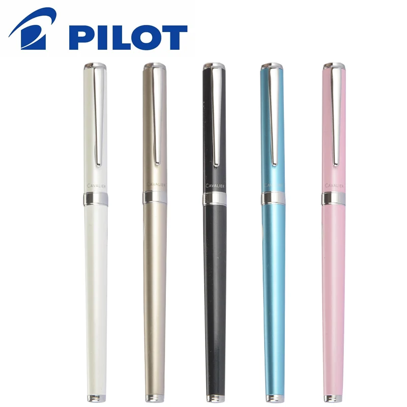 1 Pcs PILOT Cavalier Pen FCA-3SR Yellow Lacquered Copper Rod with Ink Absorber 0.5mm F Tip 0.6mm M-point Student Writing Pen