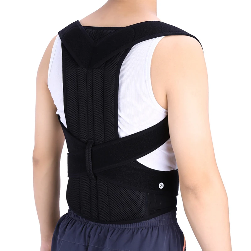 XXL Back Support Belt Orthopedic Posture Corset Back Brace Support Men Back Straightener Round Shoulder Men\'s Posture Corrector