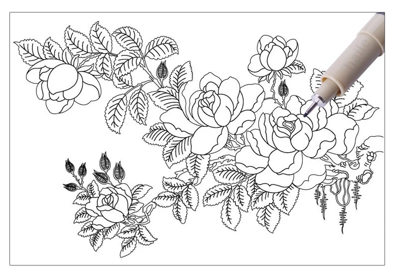 1/2/3 Stück Pigma Micron Stift 003 005 01 02 03 04 05 08 1.0 2 3 Pinsel Art Sketch Marker Pen für Manga Soft Fineliner Zeichnung – Detail 2