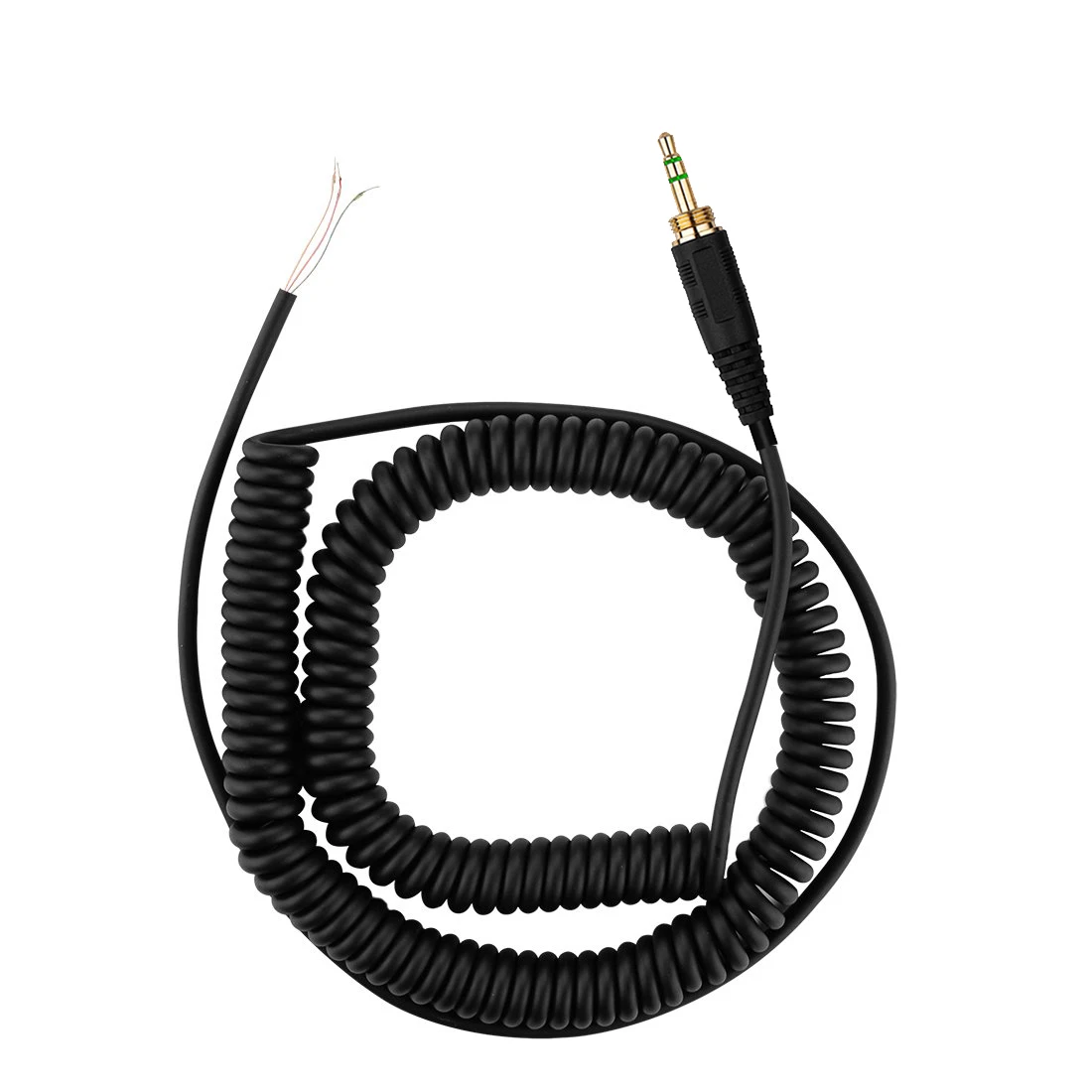 Replacement Cable Extension Spring Coiled Cord for Audio-Technica ATH-AD500X ATH-AD700X ATH-AD900X ATH-A550Z ATH-A900Z Headphone