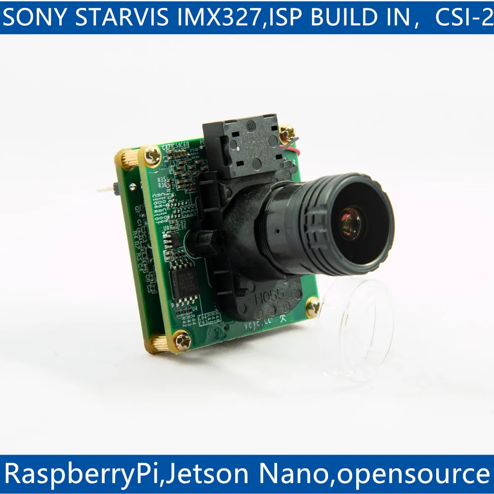 VEYE-MIPI-327E Forraspberry Pi En Jetson Nano Xaviernx, IMX327 Mipi CSI-2 2MP Ster Licht Isp Camera Module