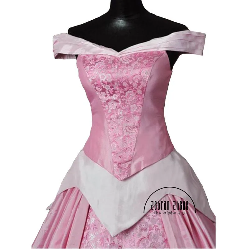 Custom-Made Top Quality Princess Aurora Cosplay Costume For Adult women Party Costume Dress