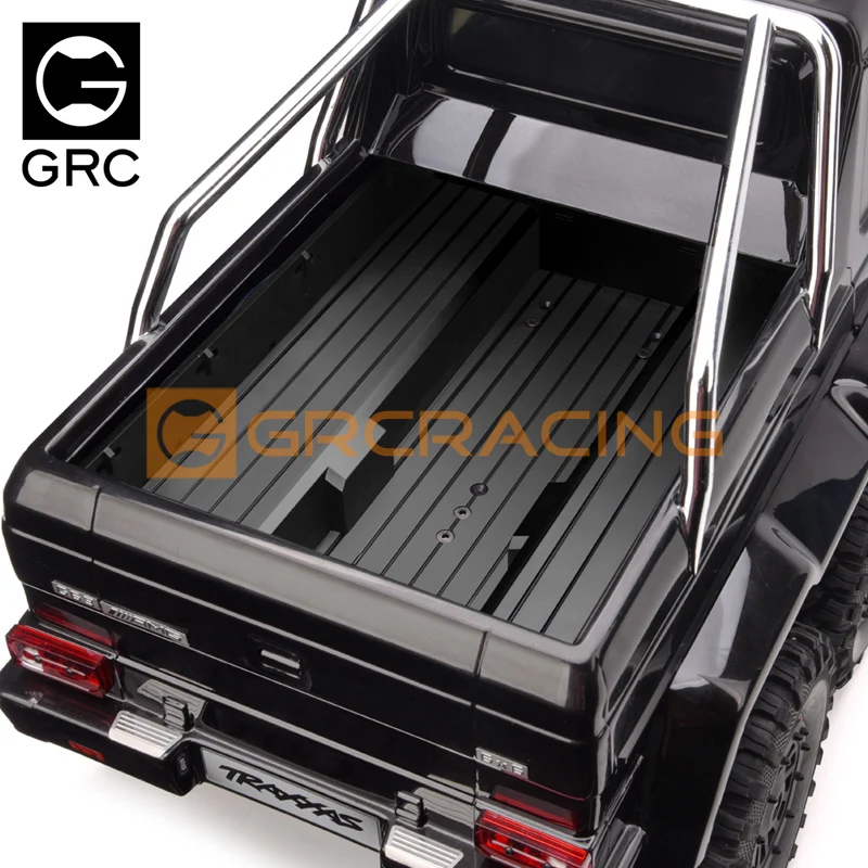 Compartimento traseiro da cauda do caminhão do transporte da cubeta de grc para traxxas 1/10 trx6 g63 88096-4 acessórios da elevação do carro da