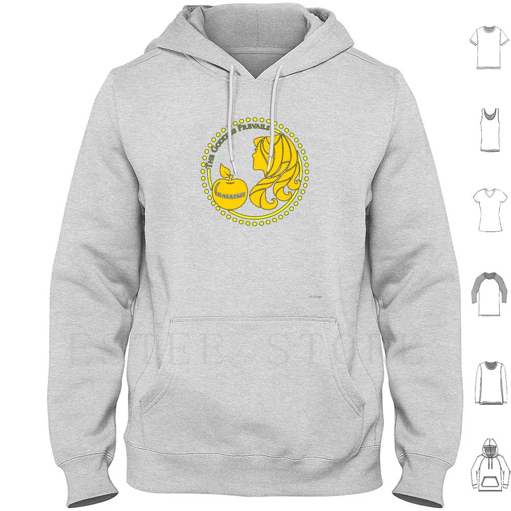 Sudaderas con capucha Discordian Tee-Eris Discordian Her Eyes Afire Her rasgados y rasgados como ocultar una daga en su pecho