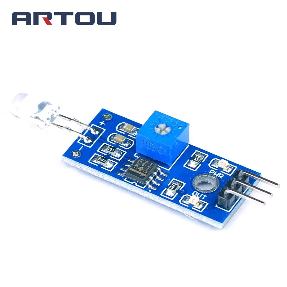 Photodiode module detects brightness light-sensitive light detector Photosensitive module smart car for arduino