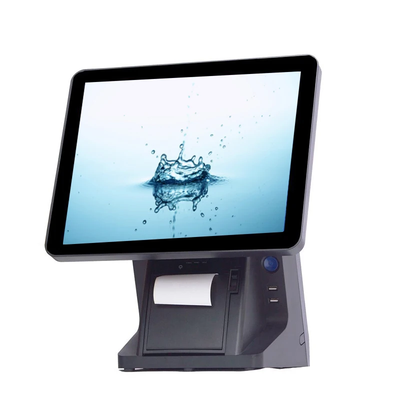 

Built in thermal printer windows POS terminal 15 Inch Touch Screen Point Of Sale pos system for supermarket