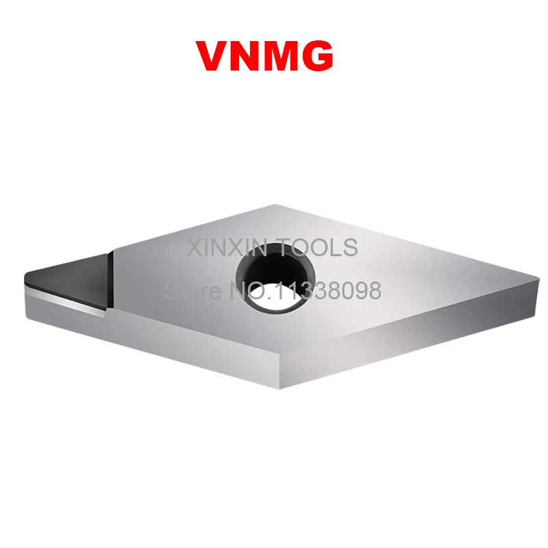 

VNMG160402 VNMG160404 VNMA 160408 PCD CBN Diamond Cubic boron nitride Plate Inserts External Turning Tool Blade CNC Lathe Tools