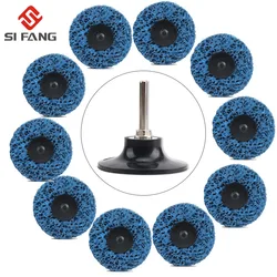 25mm/50mm/75mm Schnell Ändern R-typ Einfach Streifen Discs + 1Pack 1/4inch Halter für Entfernt Rost, streifen Malen, Reinigt Schweißnähte