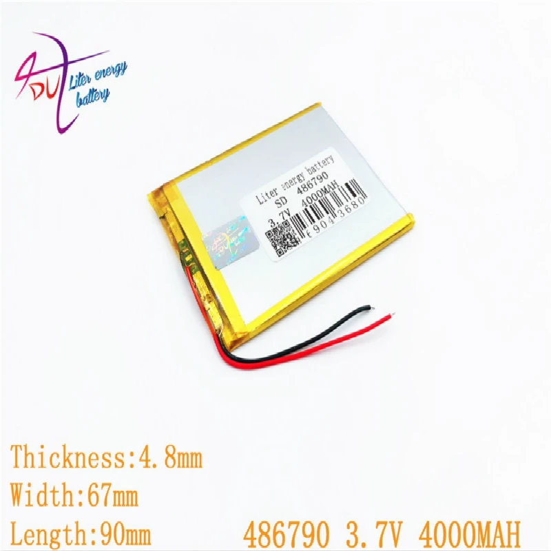 

Лучшая батарея бренда 486790 планшет 7 дюймов ниже солнца M70 456590 3,7 в 4000 мАч мобильный