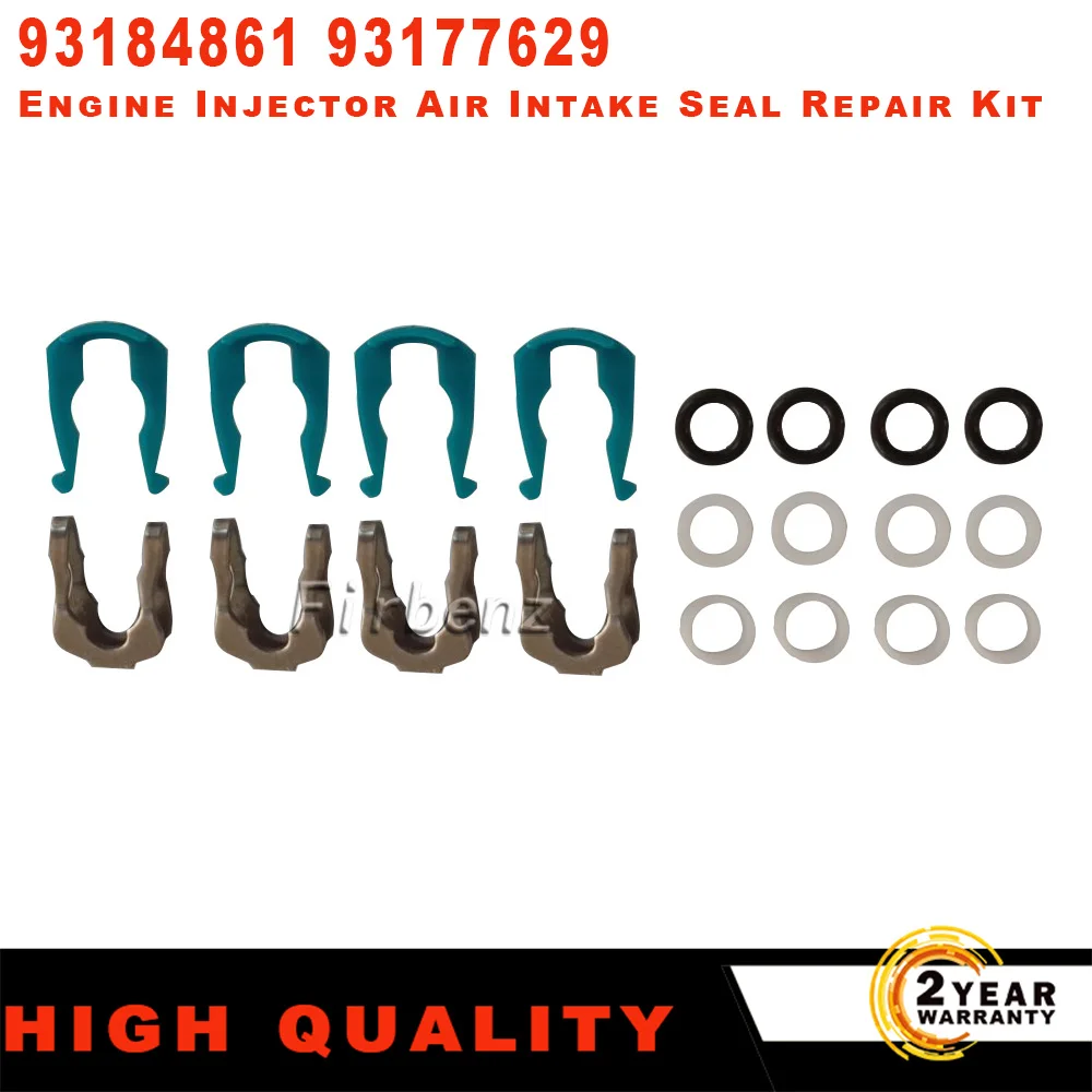 Car Engine Petrol Fuel Delivery Injector Air Intake Seal Repair Kit 93184861 93177629 For Vauxhall Opel Signum 2003-2008 2.2L