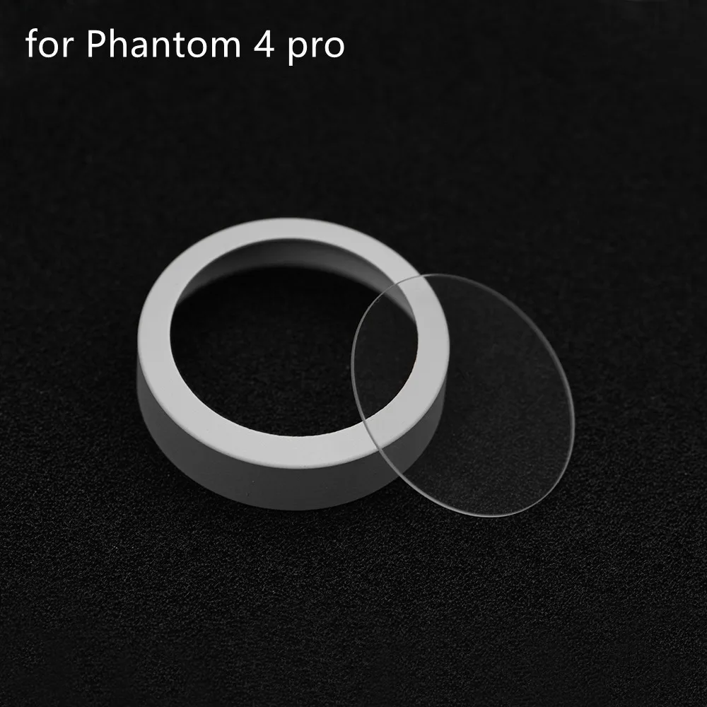 New UAV  Lens Ring for DJI Phantom 4/4Pro Gimbal Camera Glass  UV Tempered  Film Repair Replacement for Phantom 4 pro Drone