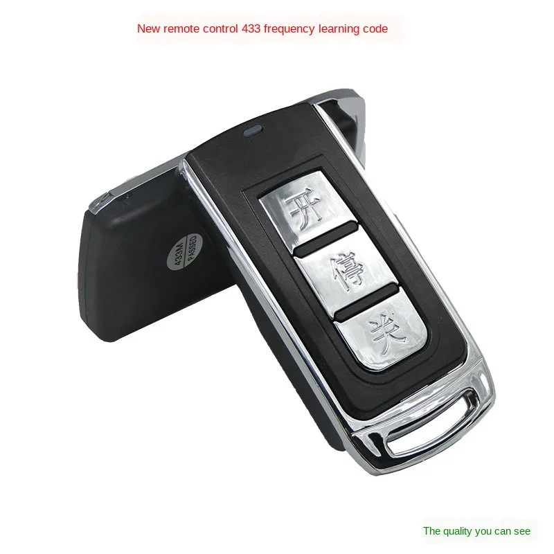 433 315 learning remote control rolling gate expansion door copy remote control key road gate translation door remote control