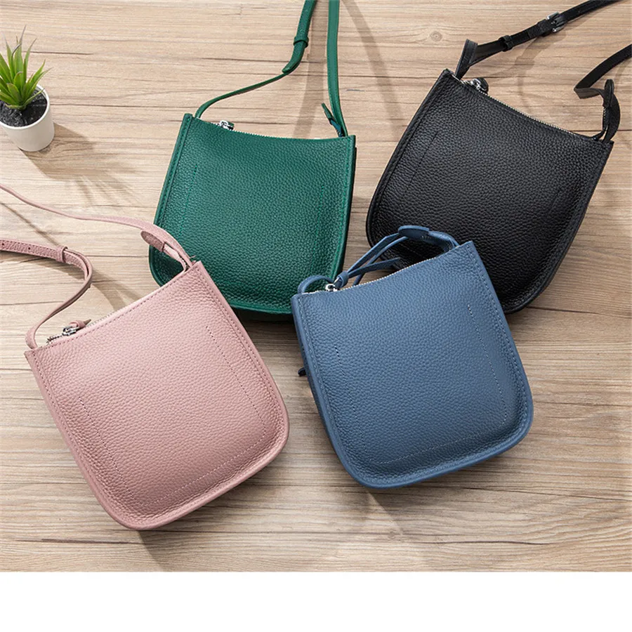 New Women Shoulder Bag Genuine Leather Softness Crossbody Bag For Woman Messenger Bags Women Bag Purses Top Handle Bags