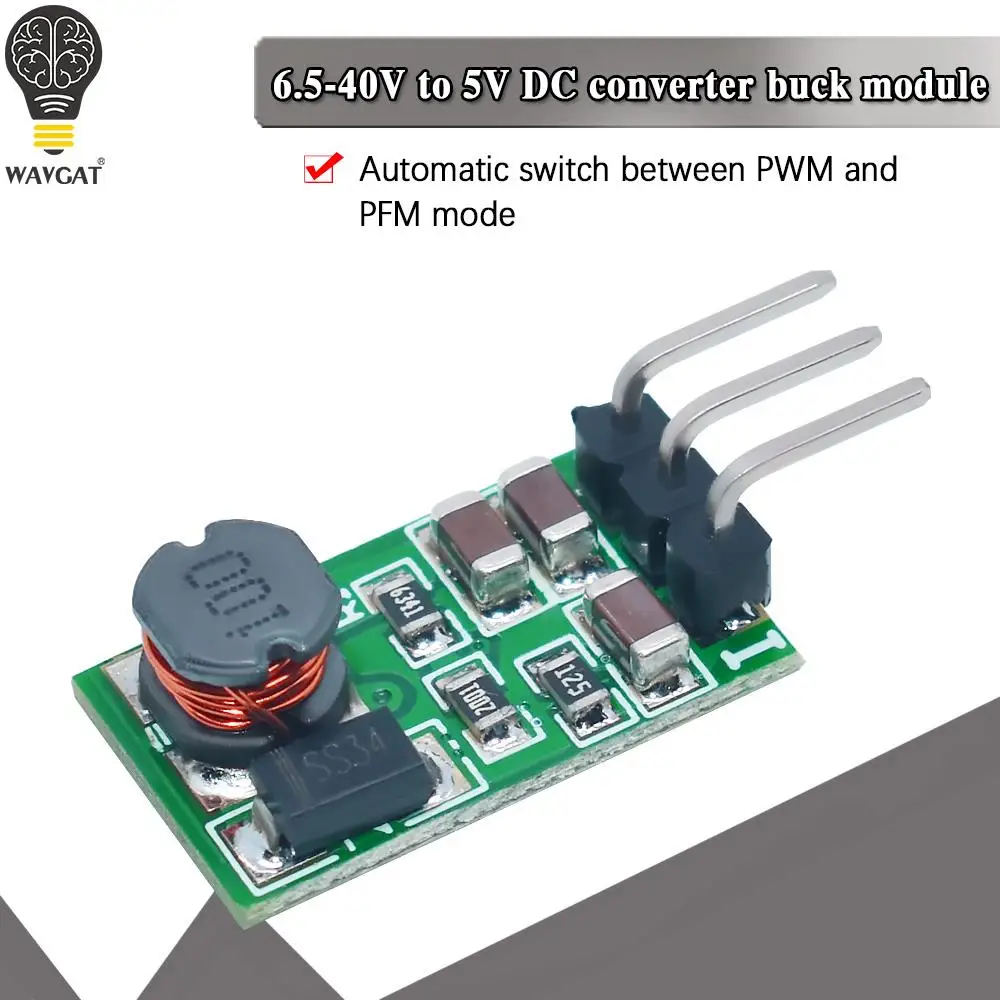 Step-Down Module 1A DC 6.5-40V To DC 3V 3.3V 3.7V 5V 6V 7.5V 9V 12V DC To DC Converter Step-Down Module With Solder Header