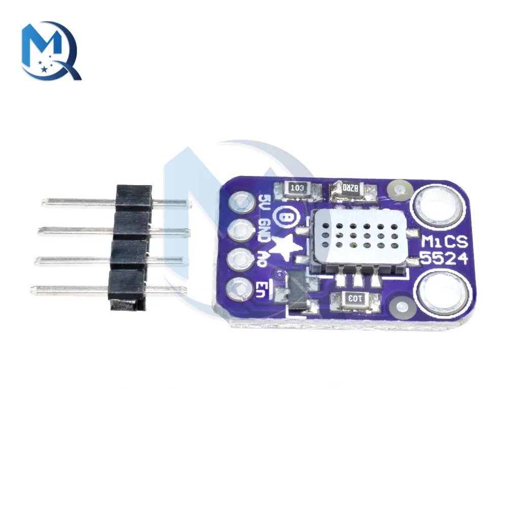 DC 5V MICS-5524 Air Quality Gas Sensor Module Carbon Monoxide Hydrogen Methane Monitoring Gas Sensor Detection Board