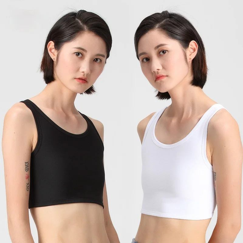 ผู้หญิง Binder Binder สั้นลำลอง Tran Breathable หัวเข็มขัดเสื้อลำลองเสื้อกั๊กทรวงอก Tops Shapers