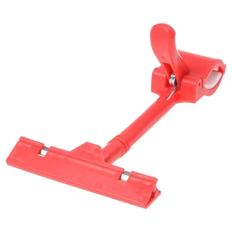 Merchandise Retail Sign Card Price Tag Pop Display Holder Clip Clamp Red