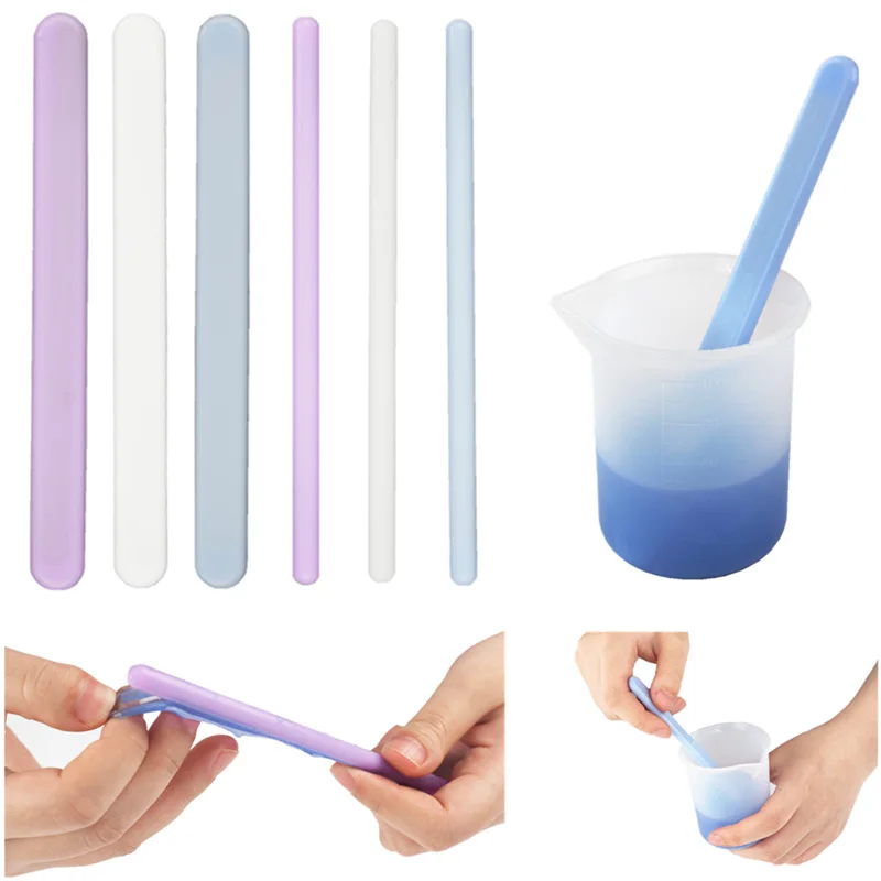 3PCS Resin Mold Making Handle Stirrer For DIY Mixer Glue Color Mixing Tool Practical Jewelry Tools