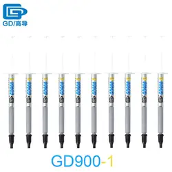 GD900-1 compuesto de grasa térmica conductora, disipador de calor para Pasta térmica, CPU, GPU, Chipset, enfriadores de refrigeración para Notebook, 6,0 W/mk