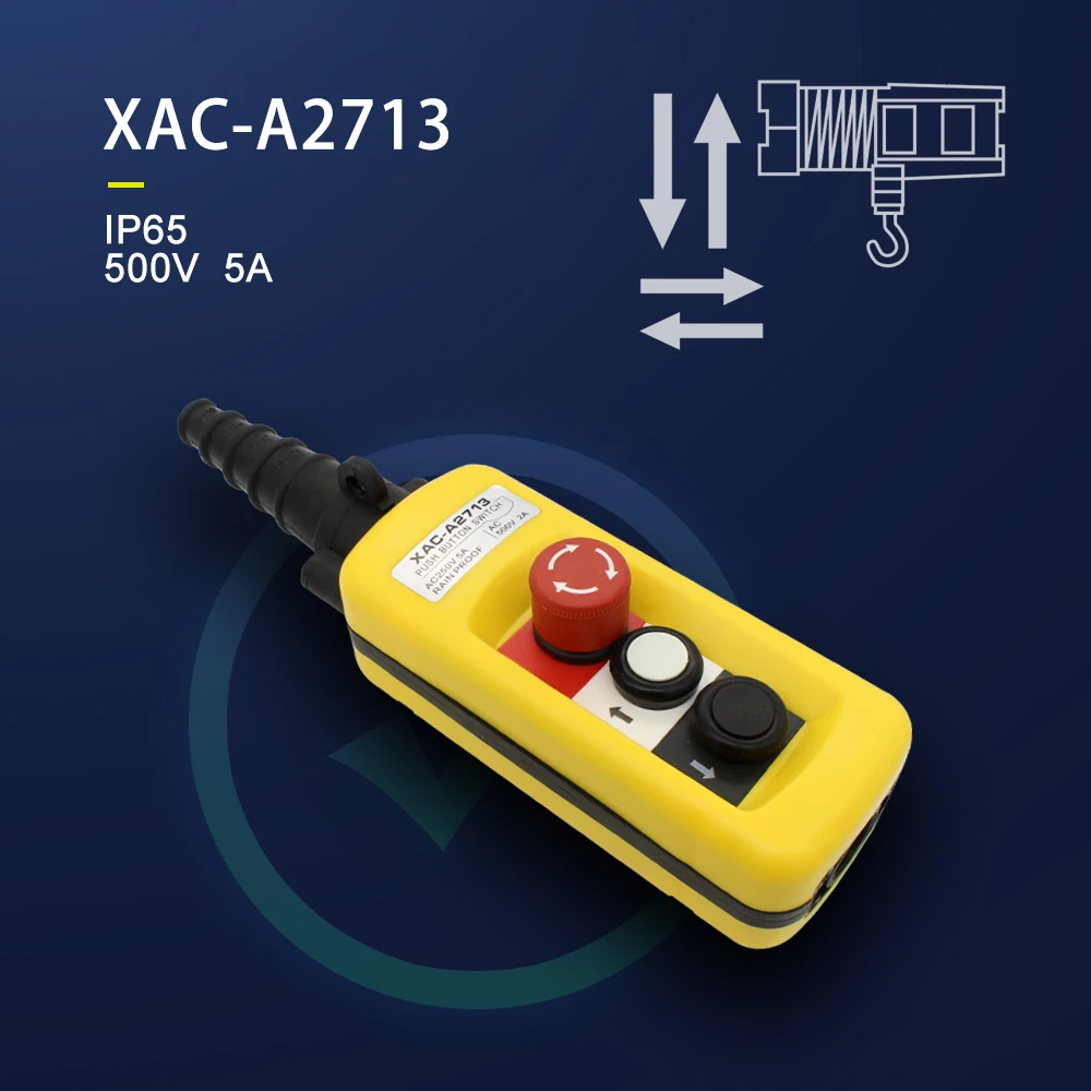 ManHua XAC-A2713 Waterproof pendant control station push button switches(designed for lifting and handling applications)