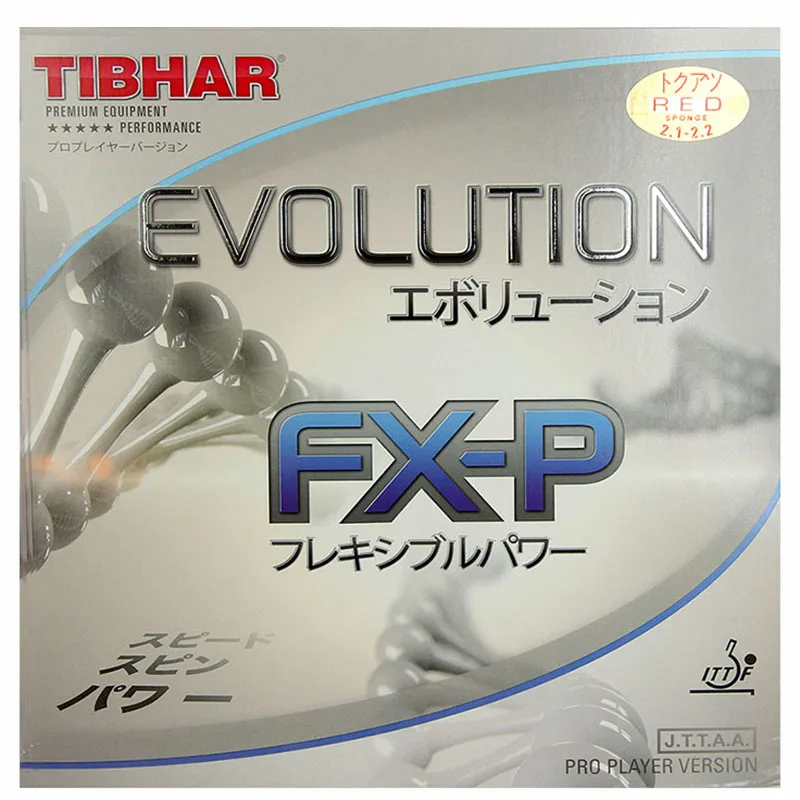 

TIBHAR Evolution FX-P Table Tennis Rubber Germany Pips In Tensor Ping Pong Rubber for Fast Attack with Loop