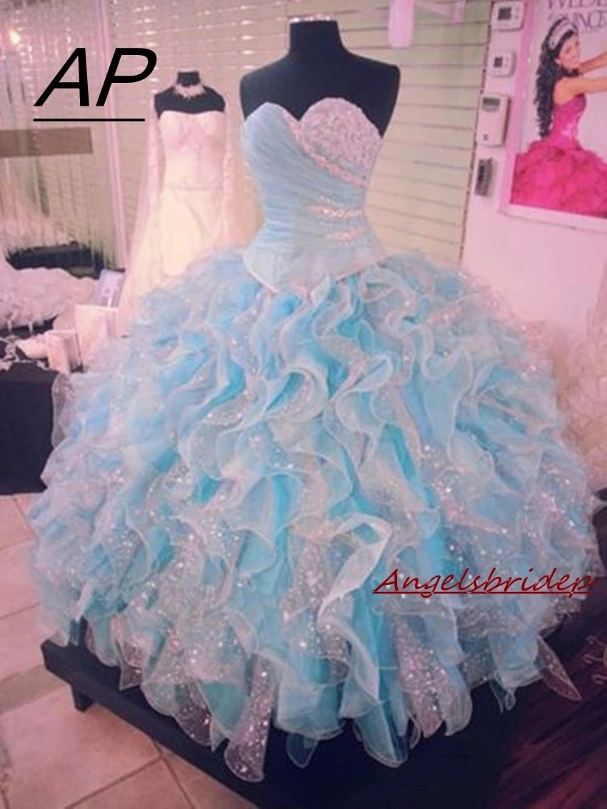 ANGELSBRIDEP-vestidos de baile para mujer, vestidos de quinceañera, longitud hasta el suelo, para fiesta y ocasión especial, 16 unidades