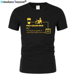 Programmer T-Shirt Men IT Guy Techie Coder Funny T-Shirts Summer Novelty Tee Shirt Men's Tshirt Computer Engineer Tops