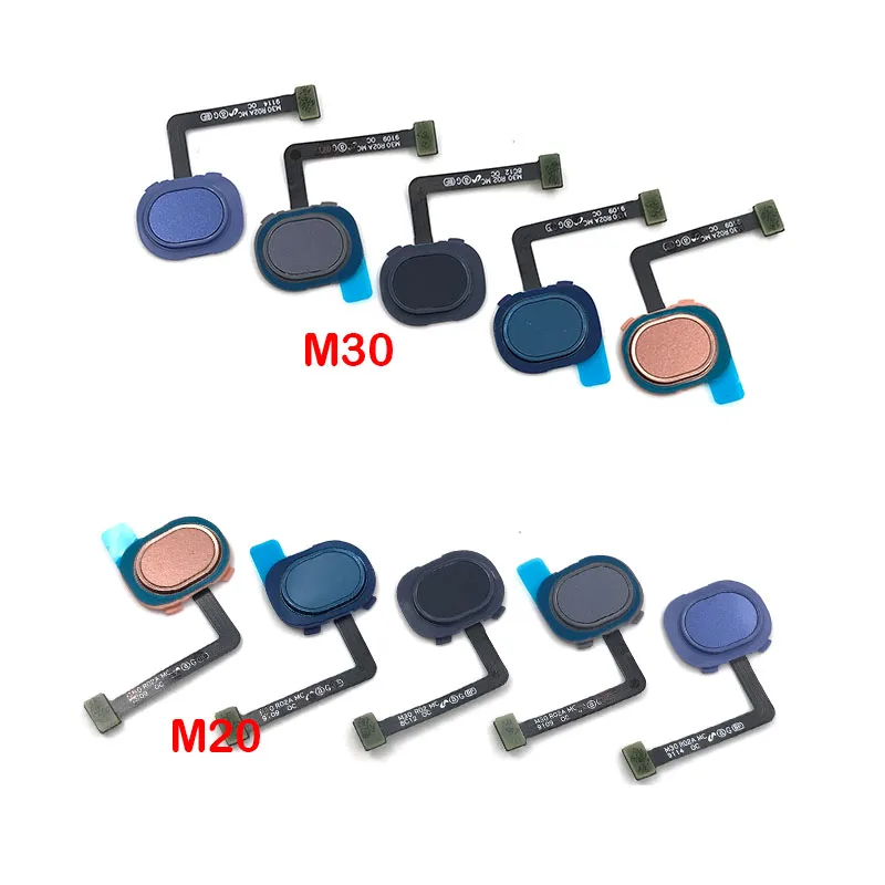 

New Fingerprint Flex Cable For Samsung M20 M205F M30 M305F Home Menu Button Flex Cable Repair Parts