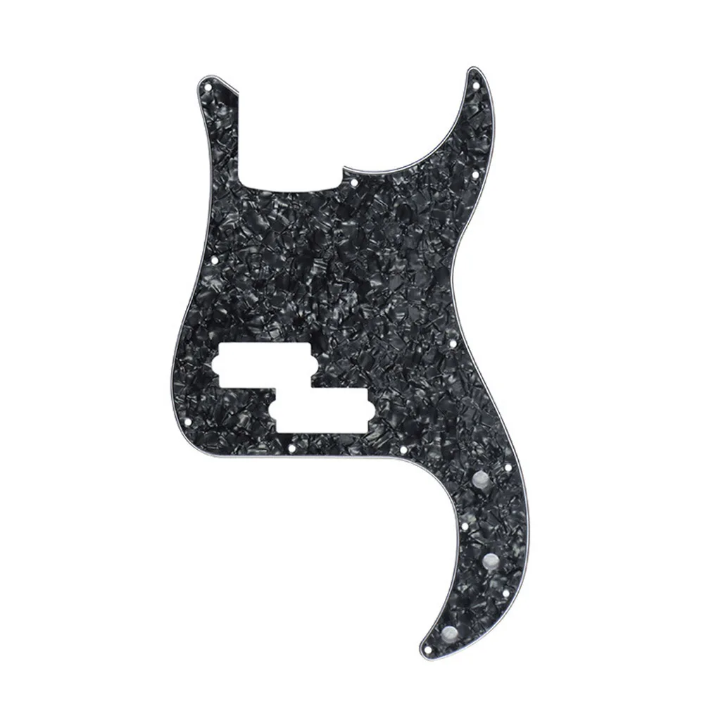 13 Hole P Bass Pickguard Scratch Plate NO Truss Rod Hole & Screws for 4 String Fits Precision Bass Guitar PB Scratch Plate