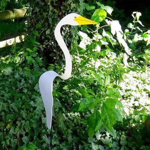 Swirl Bird Pendant Whimsical And Dynamic Bird Spins With The Slight Garden Breeze Decoration With Rod