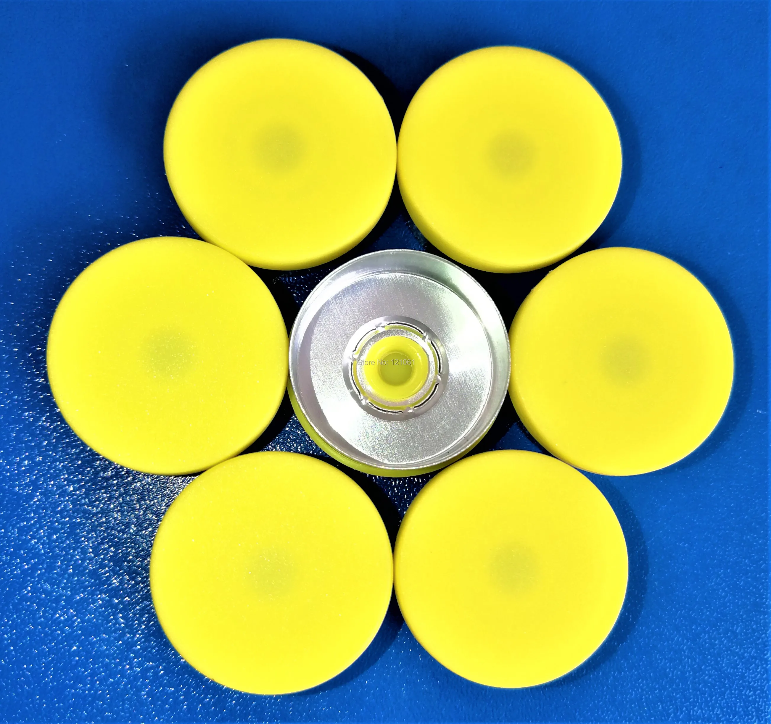 20mm Aluminium Plastic Cap,50pcs/lot! Colored Plastic Caps, Sealing Tear off Cap,Aluminium tops for crimp glass vial