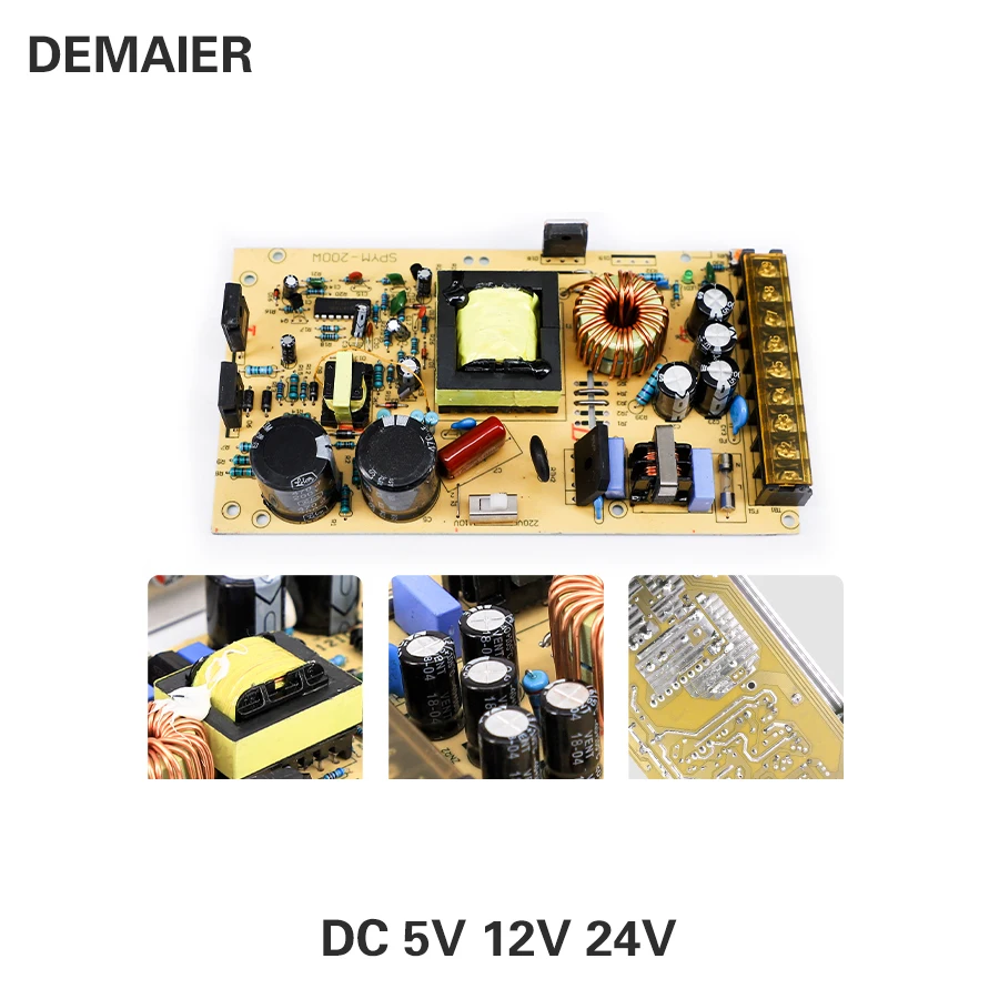 Imagem -03 - Beleuchtung Transformator Ac110v220v zu dc 5v 12v 24v 48v Netzteil Adaptador 2a 5a 10a 15a 20a 30a Schalter Levou Streifen fa