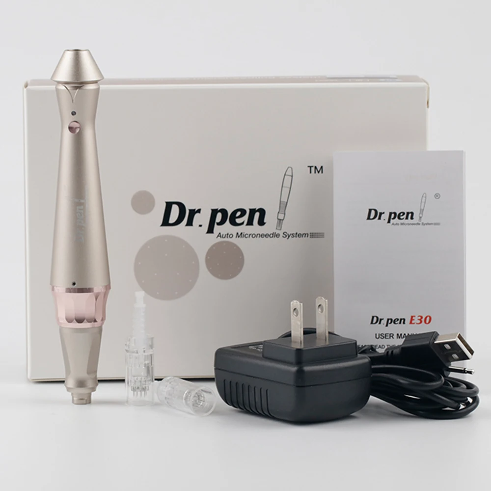 Auto Elétrica Micro Agulha Cuidados Com A Pele Beleza Máquina, Dr Pen, MTS Kits, Ultima Drpen E30, Sistema Microneedling