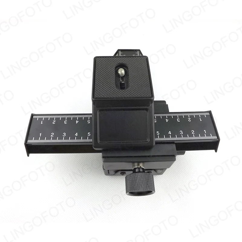 4 Way Macro Focusing Rail Slider Close-up Shooting Guider for All Camera LC2405