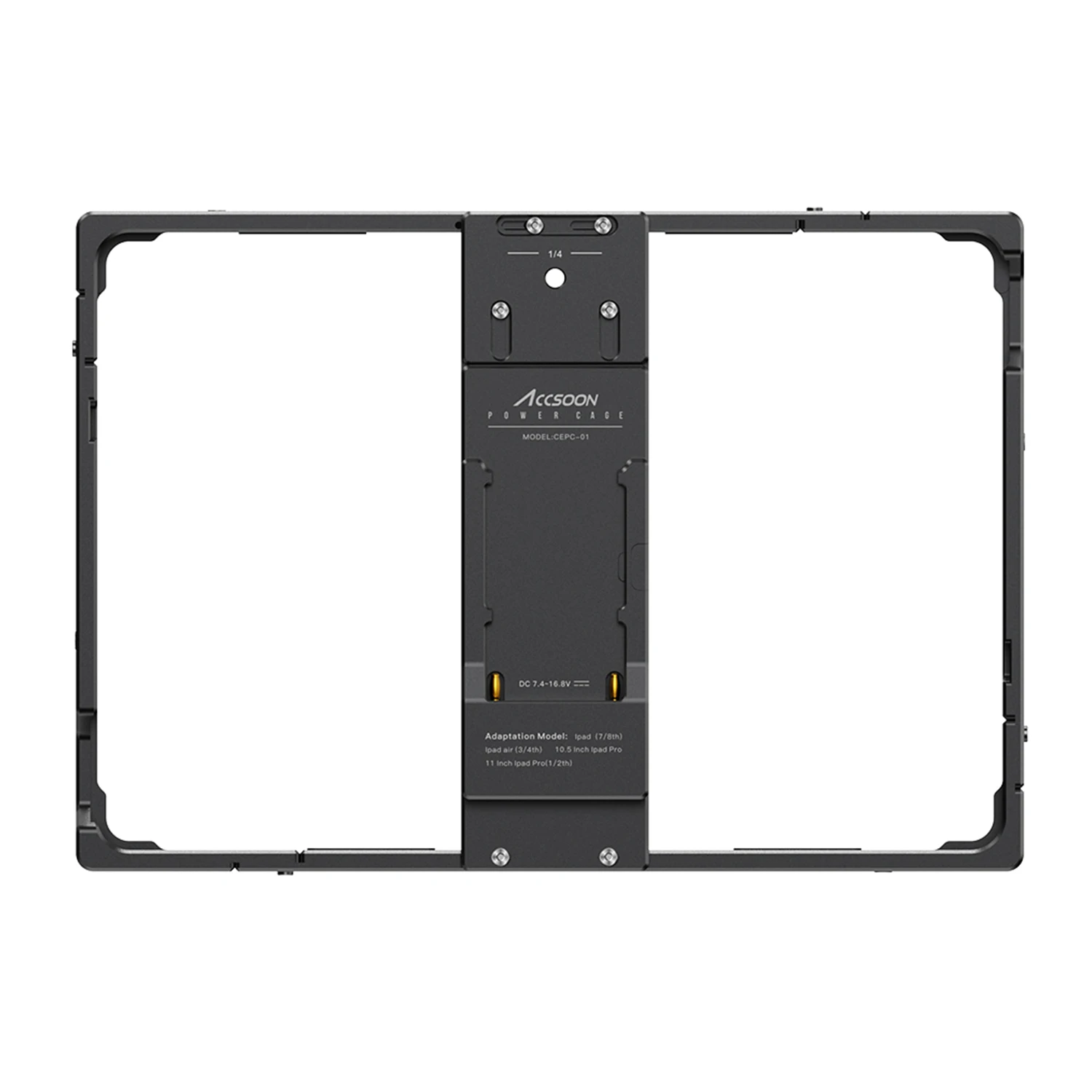 Accsoon CEPC-01 Ipad Cage for 10-11 Inch Ipad Air/Pro Support NP-F 550/750/970 Battery for Long Time Shooting and Monitoring