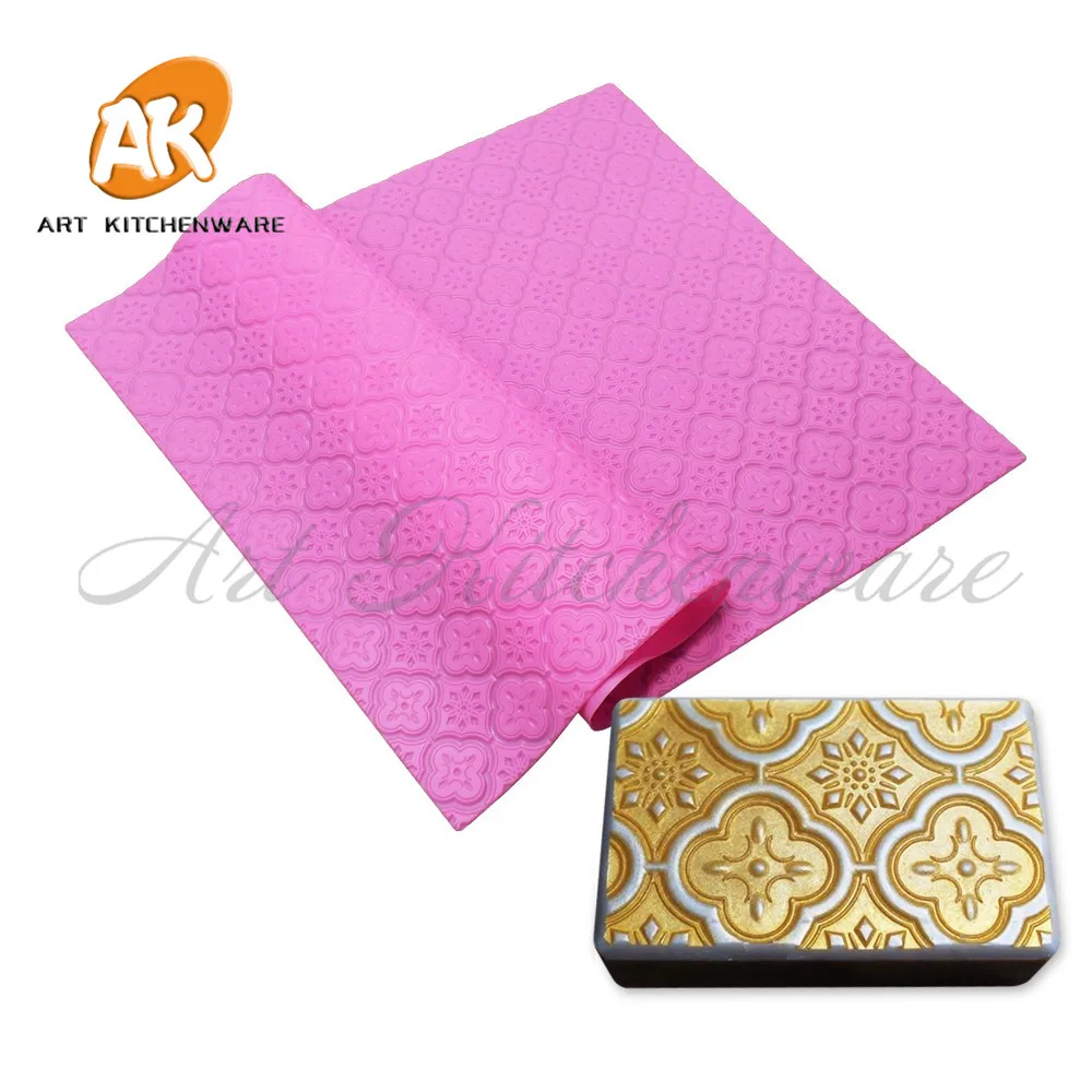Big Lattices Lace Mat for Wedding Cake Decorating Silicone Cake Mold Fondant Cake Decorating Tools Border Decoration Lace Mold