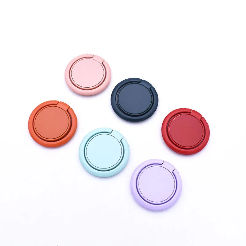 رقيقة للغاية الفاخرة حامل الهاتف المحمول المقبس العالمي الهاتف سيارة قوس حامل اكسسوارات البنصر آيفون 12 برو