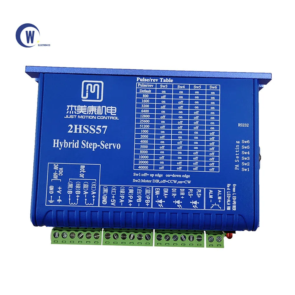 2-phase 23/57 closed-loop stepper motor driver + closed-loop stepper motor kit CNC engraving machine 2HSS57 + 57J1880EC-1000-LS