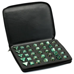 Baume die Dice Case with Random Dice Holder, Compatible with DND Polyhedral Dice, PRJusqu'à 5 Sets, 35Pcs Dices, 7 Pcs