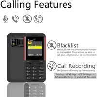 SERVO BM5310 3 SIM Card 3 Standby Mini Mobile Phone Auto Call Recorder Bluetooth Dial Speed Dial Magic Voice 1.3' Cellphone 4