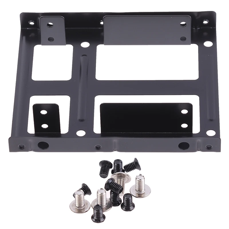 2.5 To 3.5 Hard Disk Bracket Hard Drive Dual Desktop SSD Mounting Bracket Internal Adapter