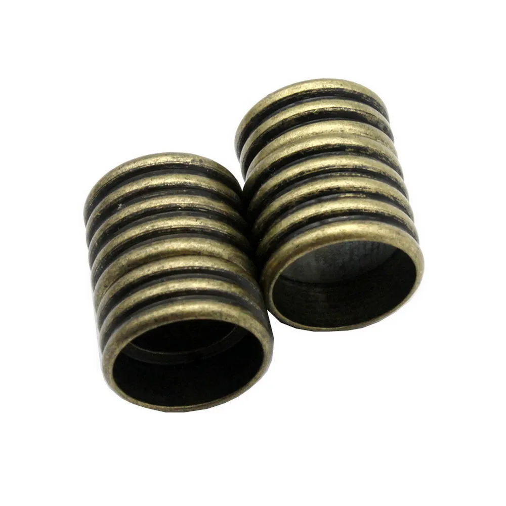 AaaZee 3 Pieces 12mm Diameter Hole Bronze Magnetic Clasp Connectors for DIY Bracelet Necklace Closures