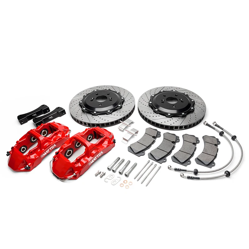 Mattox Car Brake Kit Auto Brake Rotor with 380*34mm Disc 6POTS Caliper for Golf R (VI)  2012 2013  Front  Wheel 19inch