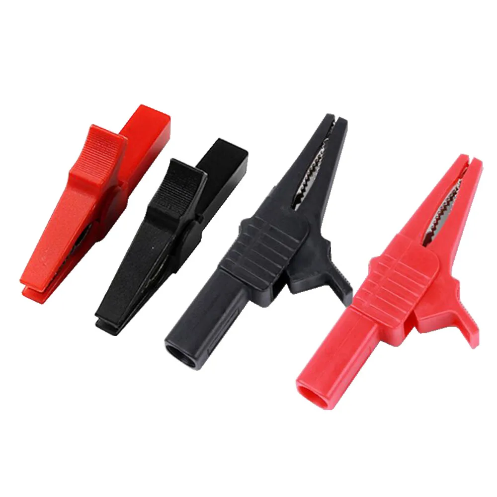 Thicken Battery Clip Pure Copper Car with Firewire Strong Alligator Clip Battery Wire Connection Line Clip Small