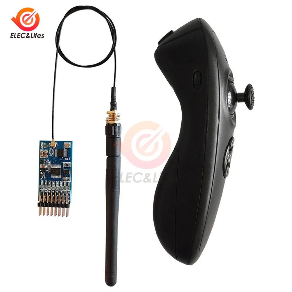 

2.4G 8 Channel One-handed Remote Control Receiver Set Brushless Punching Net Boat Differential Mixing Control With Gyroscope